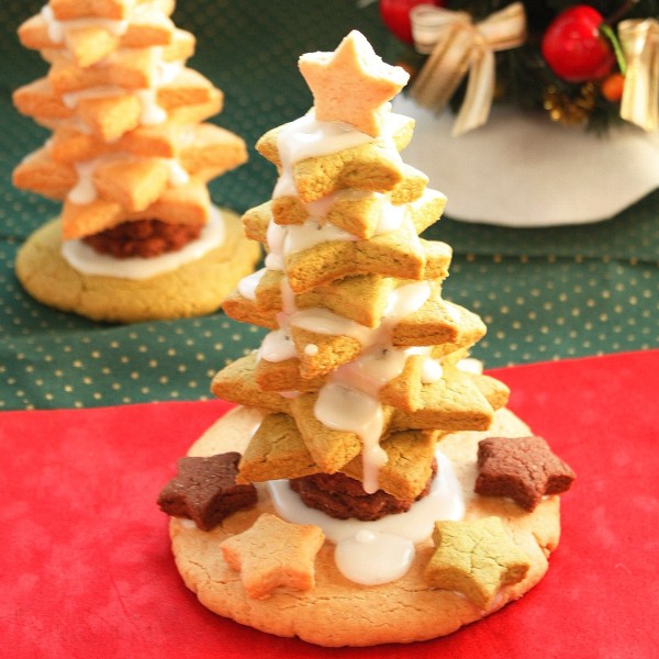 【グルテンフリー 玄米粉】でつくるクリスマスツリークッキー