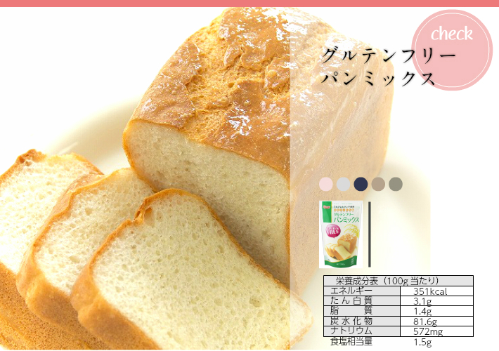 グルテンフリーパンミックス